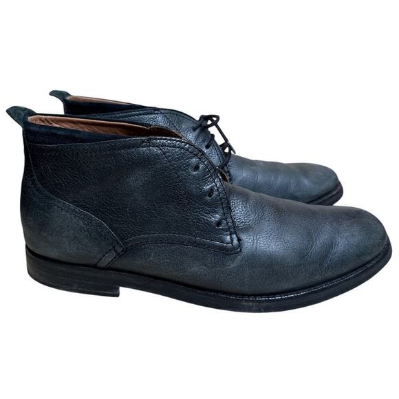 Cole Haan Black Charcoal Leather Lace Up Chukka Boots Men\'s Size 10.5M main image 3